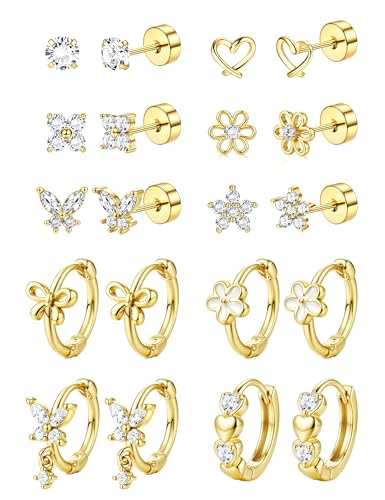 Hypoallergenic Surgical Steel Earrings for Sensitive Ears