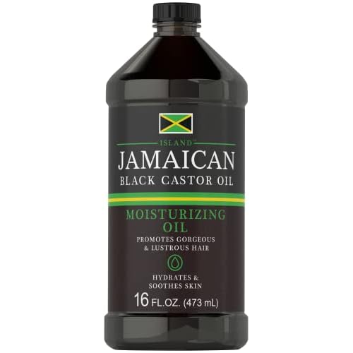 Carlyle Jamaican Black Castor Oil 16oz | Nourish Hair, Skin, and Nails | All Natural Hypoallergenic Conditioner