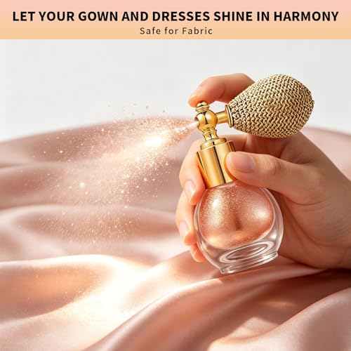 Body Glitter Spray 2 Pack - Rose Gold & Silver Shimmer
