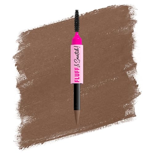 NYX PROFESSIONAL MAKEUP Fluff & Snatch Brow Powder Pen Taupe - Cream to Powder Eyebrow Definer
