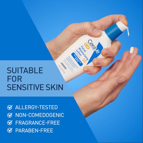CeraVe AM Facial Moisturizer SPF 50 with Hyaluronic Acid