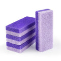 Glass Foot Pumice Stone 4-Pack - Double Sided Callus Remover & Scrubber