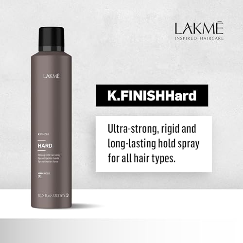 LAKMÉ K.Finish Hard Hold Hairspray, 10.2 fl oz