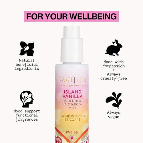 Pacifica Island Vanilla Hair & Body Mist - 6 oz