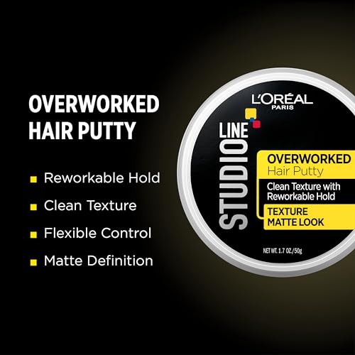 Hair Styling Putty for Textured Natural Looks - 1.7 oz