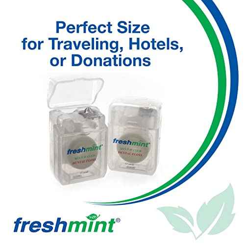 144 Spools of Freshmint¢ç 12 Yards Mint Waxed Dental Floss