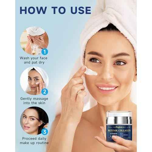Retinol Cream for Face, Collagen Neck Creams for Tightening and Firming, Anti Aging Day & Night Facial Moisturizer for Women & Men, Instant Face Lift Wrinkle Cream 1.7 fl. oz.
