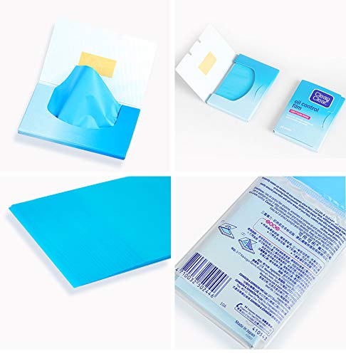 Oil Control Film From China Replacment for Clean & Clear Oil Absorbing Sheets,600 Sheets/10pk Oil Blotting Sheets for Face,9% Larger,Makeup Friendly High-performance Face Blotting Paper for Oily Skin