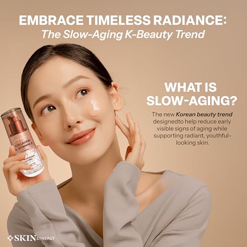 Collagen & Vitamin E Face Serum ? Hydrating, Firming & Nourishing Formula ? Dermatologist Tested, Anti-Aging, Korean Skin Care ? Clean Beauty, Cruelty Free, Vegan ? 1.69 Fl Oz