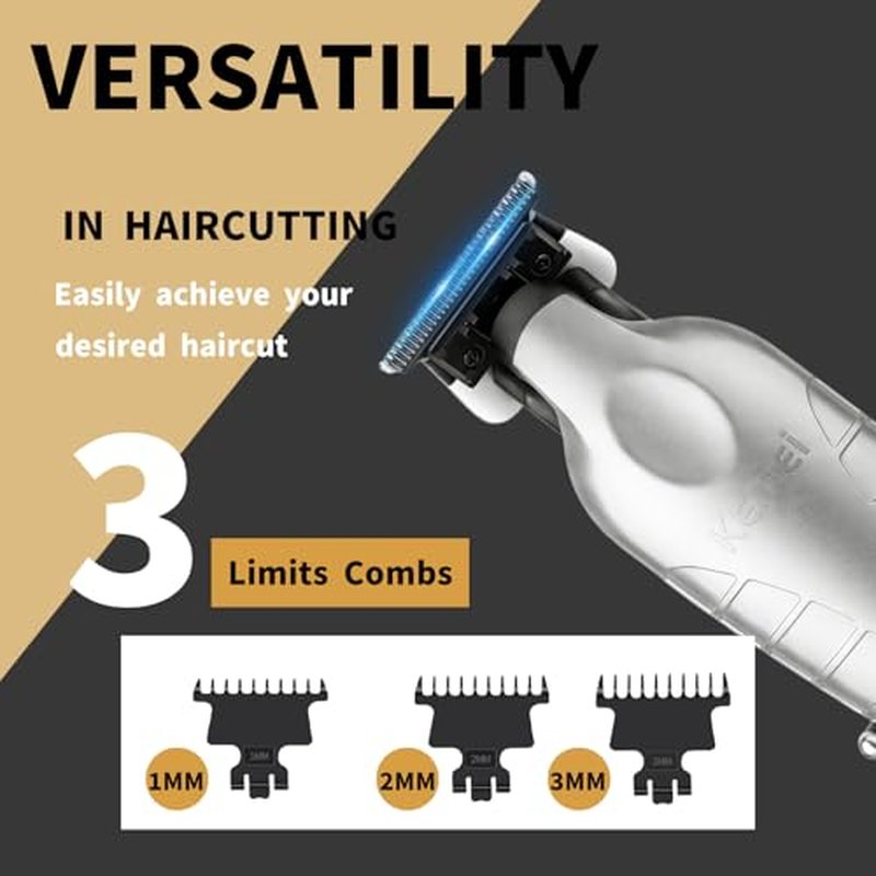 KEMEI 2099 Professional Cordless Hair Clipper with Charging Dock