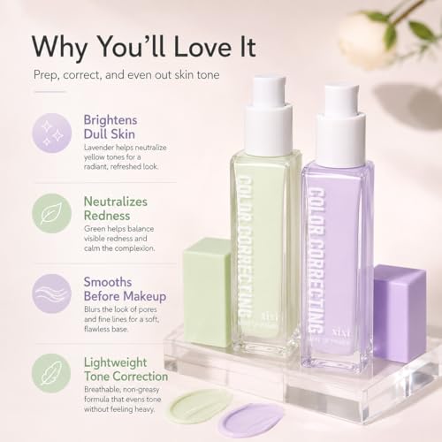 Color Correcting Primer Stick - Green & Purple Concealer Base