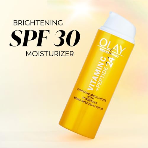 Olay Super Cream with Sunscreen SPF 30,Trial Size,Lightweight Face Moisturizer with Sun Protection,5-in-1 Skin Care Benefits - Hydrating,Brightening,Firming - Niacinamide,Vitamin C,15 mL,(Pack of 2)