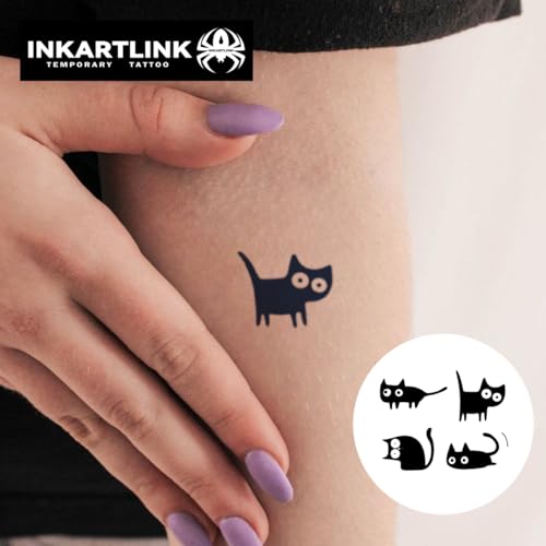 Semi-Permanent Cat Tattoos | Realistic Waterproof Design