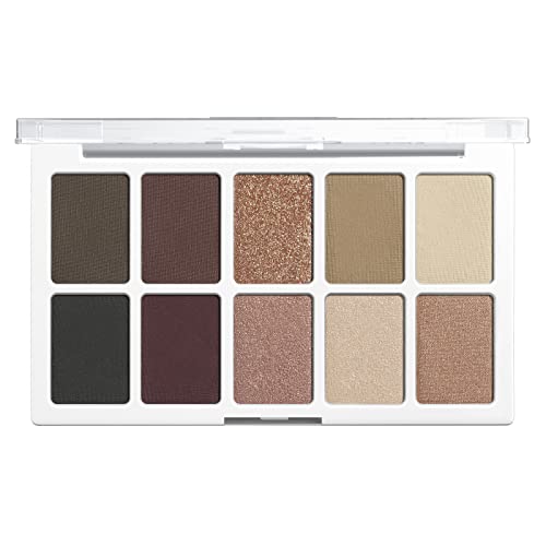 Wet n Wild Color Icon 10-Pan Eyeshadow Palette, Brown Nude Awakening