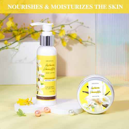 Gifts for Women, Birthday Gifts for Women, Bath and Body Gifts Set, Vanilla Spa Gift for Self Care,Thank you Relaxing Bath Sets for Mom, Girlfriend, Sister, Female Friends, Coworker