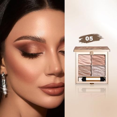 Nude Eyeshadow Palette - Matte & Shimmer Neutral Shades