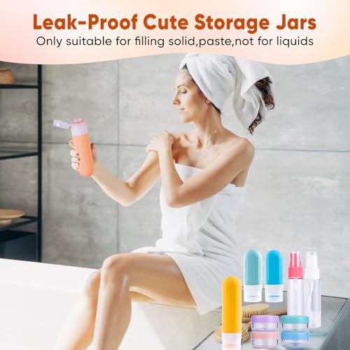 TSA Approved Travel Bottles 18-Pack Leak Proof Toiletries