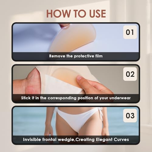 Seamless Modesty Cover Invisible Silicone Insert (4 Pack)