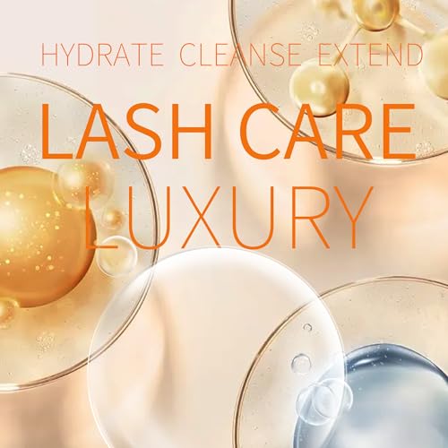 Premium Lash Cleanser Concentrate Bulk (500ml/17 fl.oz) - High Purity, Hyaluronic Acid, Collagen - 1 Bottle Makes 205oz - DIY Eyelash Extension Cleanser, Safe for Sensitive Eyes