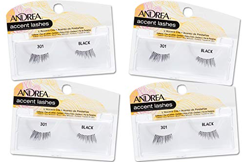 Andrea Accent Half Lashes 301 - Cat Eye, 4-Pack
