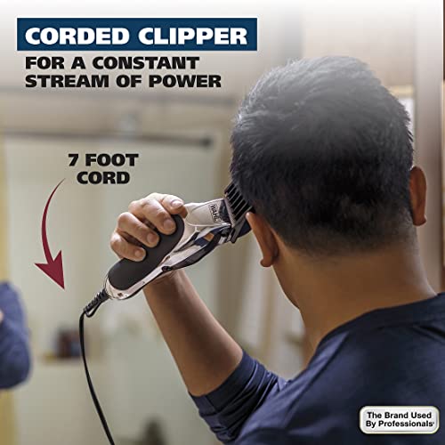 Wahl Chrome Pro Corded Hair Clipper Kit with 13 Guards