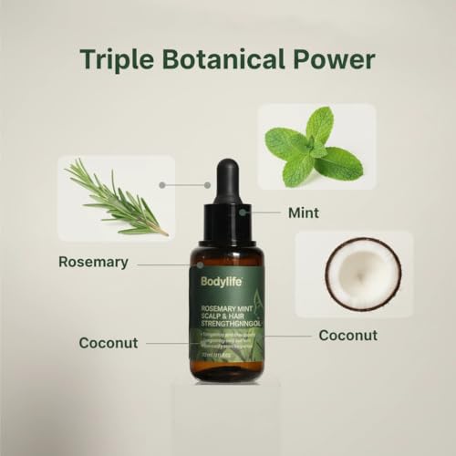 Rosemary Mint Hair Strengthening Oil for All Hair Types - 1.11oz