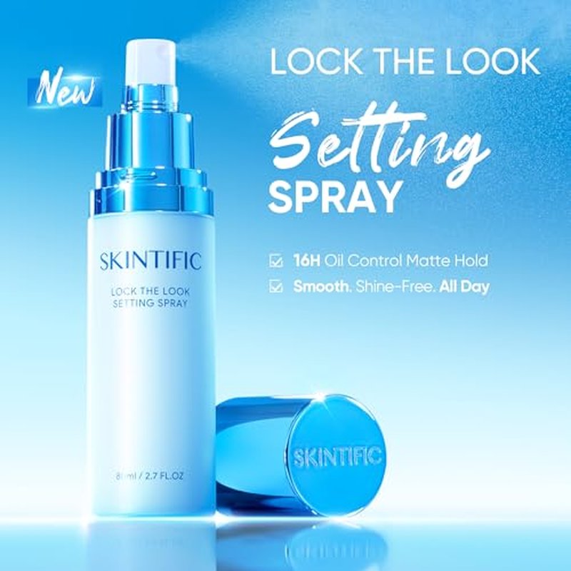 SKINTIFIC 16H Long-Lasting Makeup Setting Spray - Soft Matte Finish