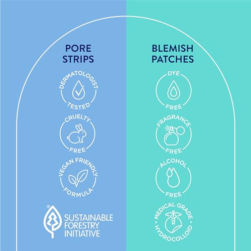 Biore Bundle of Bior? Original Blackhead Remover Strips, Deep Cleansing Nose Strips With Instant Pore Unclogging,14 Count Pimple Patches, Medical Grade Ultra-Thin Hydrocolloid, 30 count