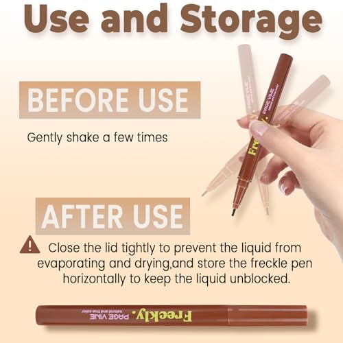 Freckle Pen Stamp Waterproof Makeup - 2 Pack