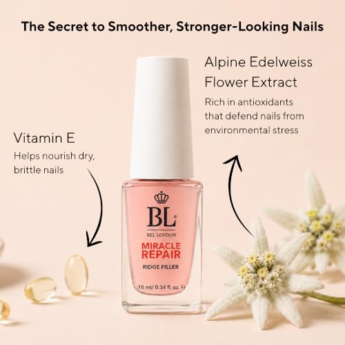 BEL London Miracle Repair Ridge Filler - Smoothing Nail Treatment Base Coat
