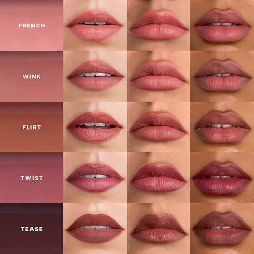 Saie Lip Liner 101 - Lip Pencil Made with a Creamy, Soft Matte Formula for a Naturally Framed or Fully Filled Look - Supercharged with Shea Butter & Jojoba Oil - Wink (.05 oz)