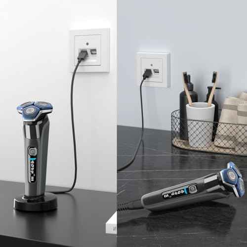 Charger Stand Compatible with Philips Norelco Shaver S7887/82 S5880/81 S7885/85 X9000/90 XP9204/85 S7886/84 X9002/82 XP9201/88 S7889/91 S9987/85 X9001/91 XP9203/81 S9606/80 S8696/86 XP9200/82 X9001/81