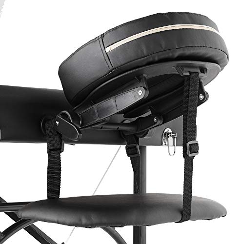 Saloniture Professional Massage Table Portable Tri-Fold 450lb