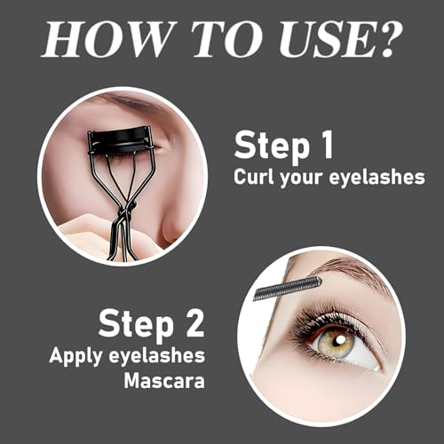 Jiodama 1pc Metal Wand Waterproof Black Mascara - Instant Volume & Length