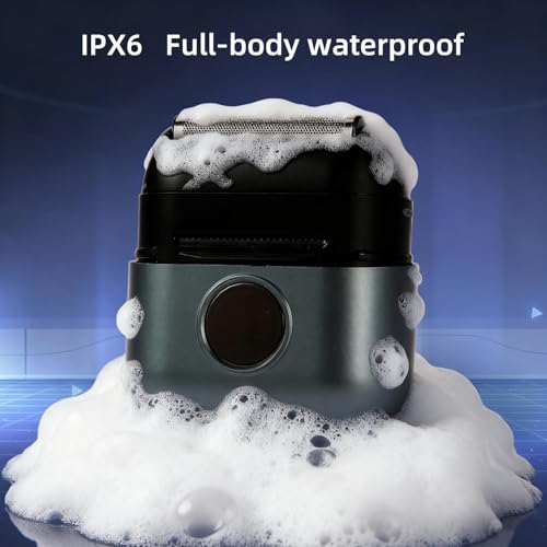 Foil Shaver for Men and Women - Electric Razor with 2 Precision Blades, USB Rechargeable IPX6 Waterproof Wet/Dry Shaver, Compact Personal Grooming Tool for Travel Home Office