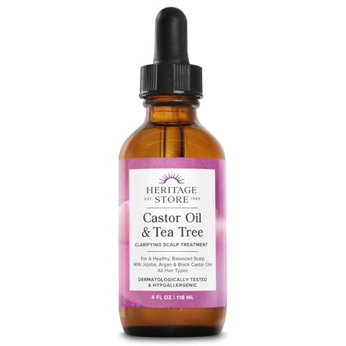 Castor Oil & Tea Tree Oil Scalp Treatment - 4oz