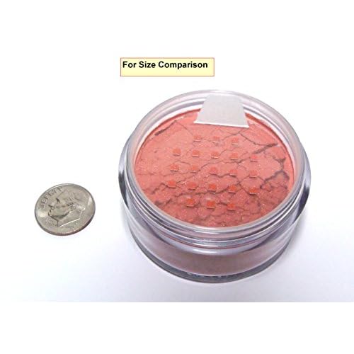 Deep Coral Pink Mango Orange Shade Loose Mineral Highlighter Blush Powder, Matte Finish, Talc & Paraben Free, 7 grams, No Animal Testing & Cruelty Free