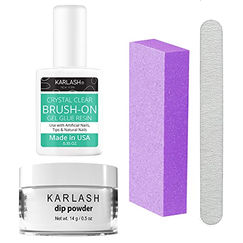 Karlash Nail Repair Kit - Broken Nails, Crystal Clear Dip