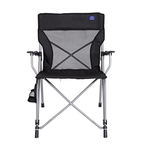 MACSPORTS Hard Arm Tension Chair, Black