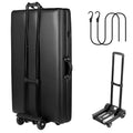 Masajeo Portable Massage Table Cart with Wheels & Handle