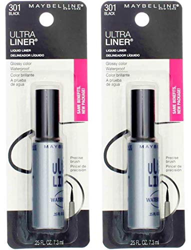 Maybelline Lineworks Ultra Liner - Black - 2 Pack