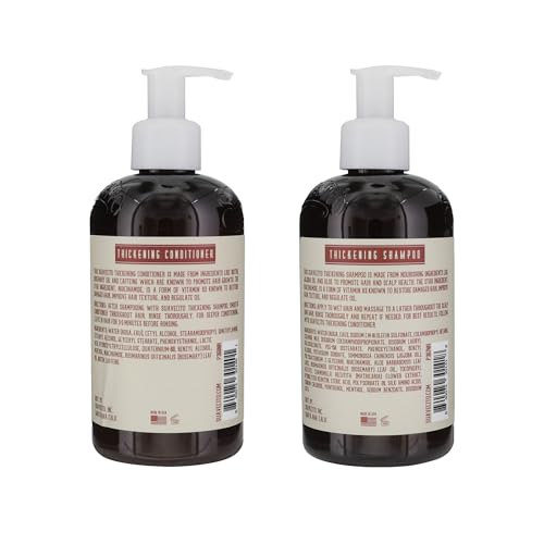 Suavecito Thickening Shampoo & Conditioner Set Hair Growth Thickening Hair Loss Shampoo Treatment Regrowth Shampoo & Conditioner