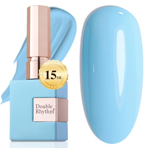 Double Rhythm Gel Nail Polish 15ML Soak Off Light Blue
