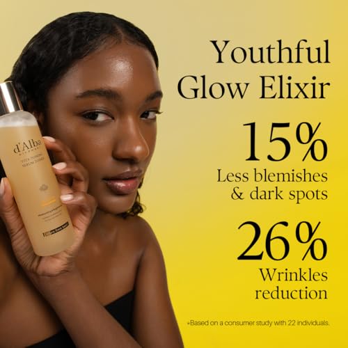 d'Alba White Truffle Vita Toning Serum Toner - Brightening Face Toner (6.08 fl oz)