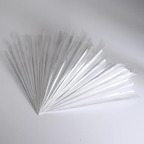 100pcs Empty Henna Cones Bulk | Pre-Rolled Hand Made Temporary Tattoo Cone Set | Cellophane Applicator Dispenser for Jagua Gel Hengua Heena Beginners kit | Mehendi Drawing and Studying