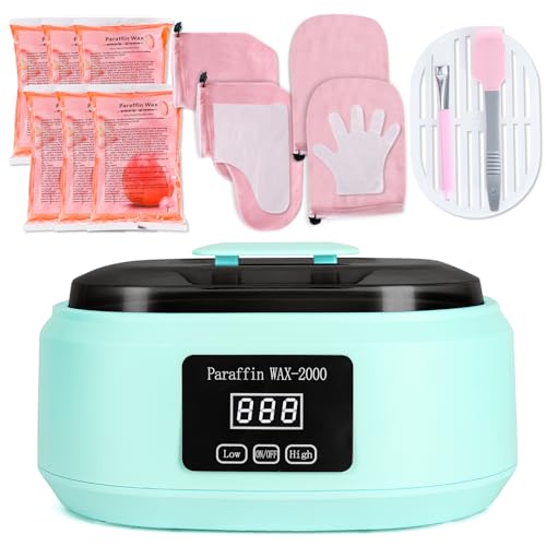 Paraffin Wax Machine for Hands & Feet - 3500ml Kit with 6 Wax Packs