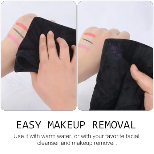 SINLAND Microfiber Facial Cloths Fast Drying Washcloth 12inch x 12inch Absorbent Face Wash Cloth Soft Makeup Remover Cloths