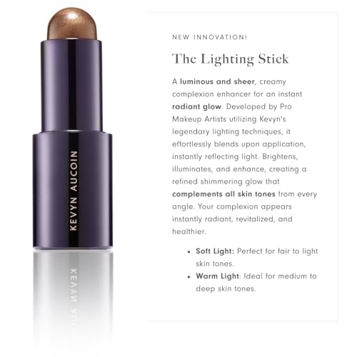 Kevyn Aucoin The Lighting Stick: Makeup complexion enhancer. Reflects light, brightens angles. Made in Italy.