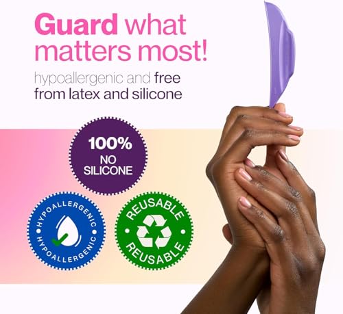 Purple VA J-J Visor Intimate Area Protection Shield for Bikini Brazilian Waxing & Laser Hair Removal