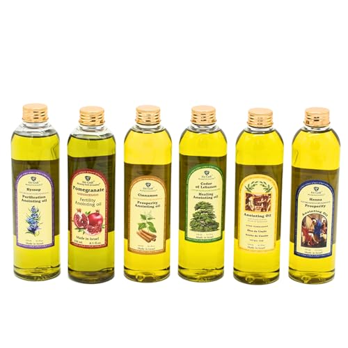 EIN GEDI Pomegranate Anointing Oil, Made in Holy Land (250ml - 8.5 Oz) Anointing Oil for Prayers and Blessings Scented with Oils of The Bible. (250, Pomegranate)